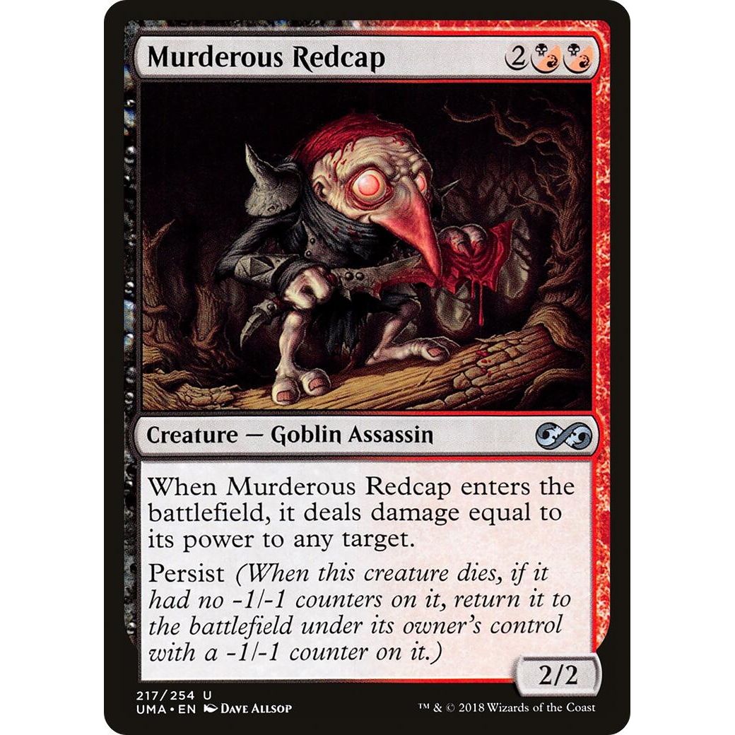 Image for Murderous Redcap (217) (UMA) - Magic: The Gathering