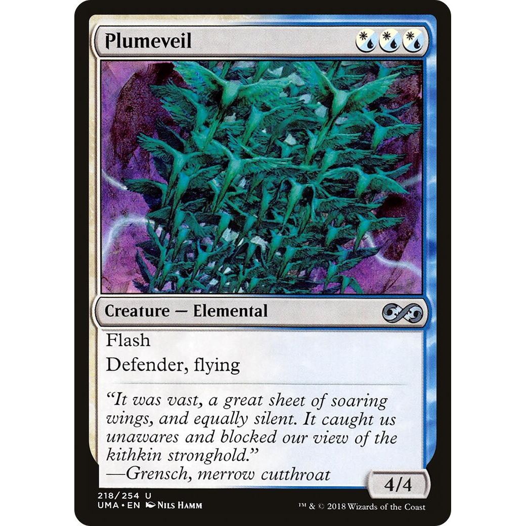 Image for Plumeveil (218) (UMA) - Magic: The Gathering