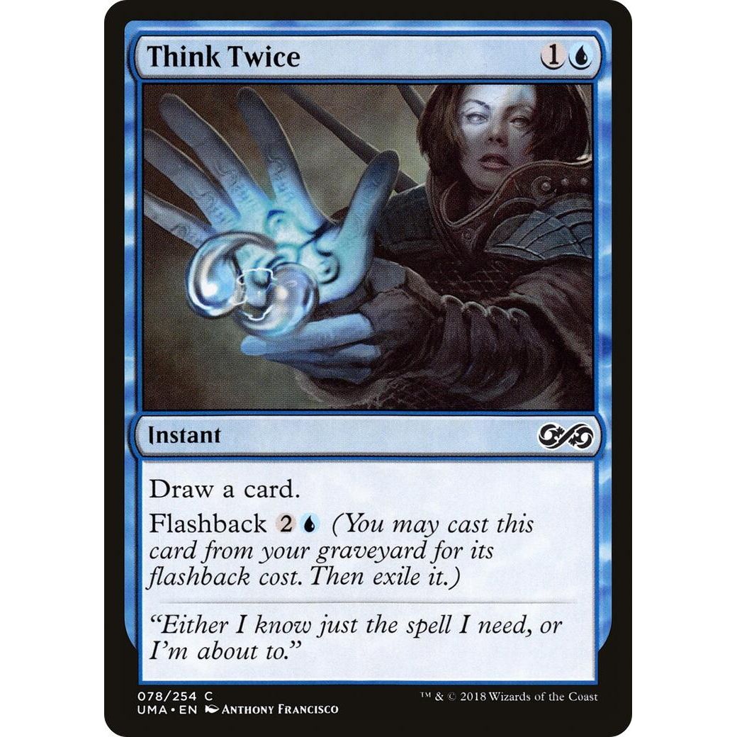 Image for Think Twice (78) (UMA) - Magic: The Gathering