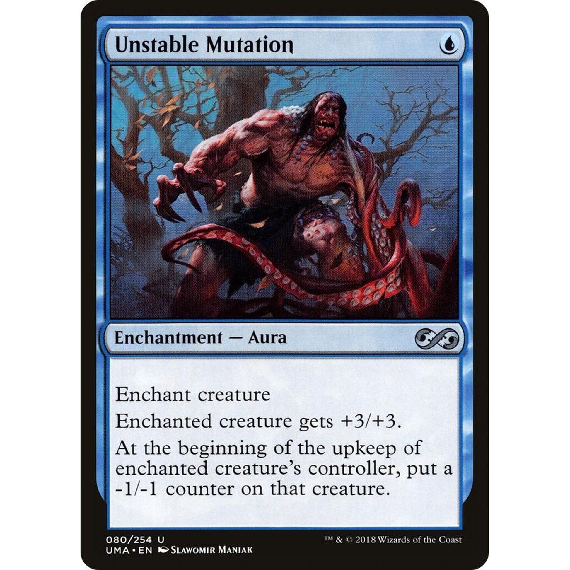 Image for Unstable Mutation (80) (UMA) - Magic: The Gathering
