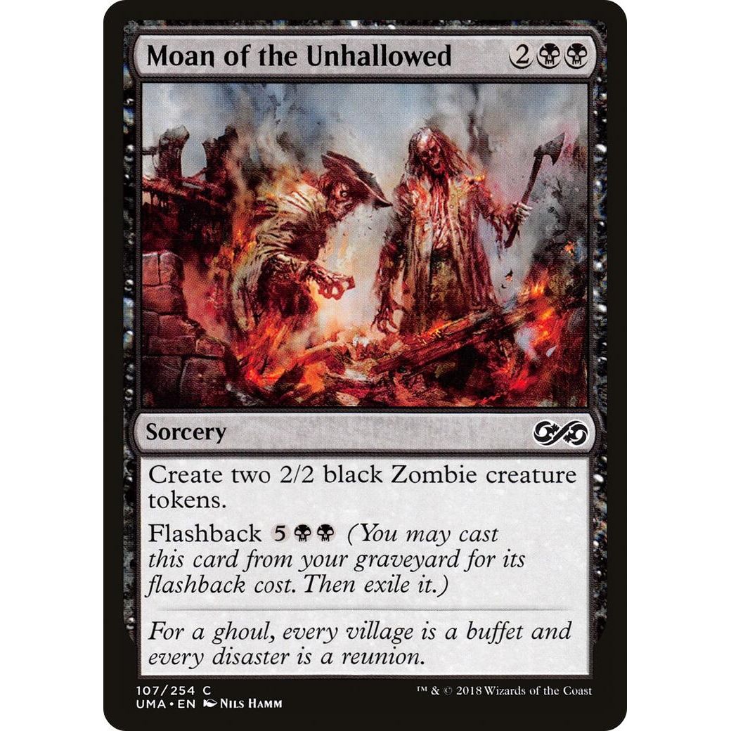 Image for Moan of the Unhallowed (107) (UMA) - Magic: The Gathering