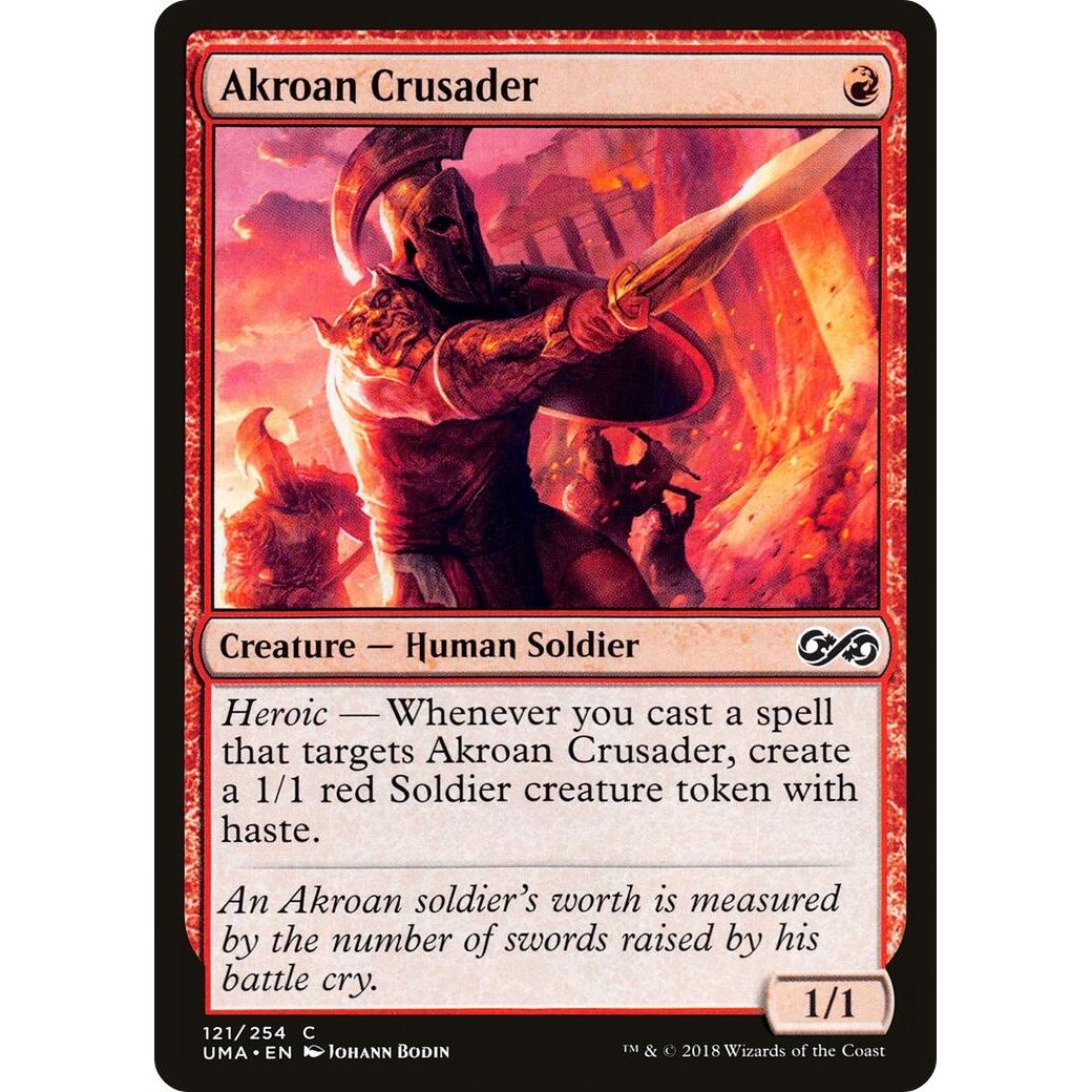 Image for Akroan Crusader (121) (UMA) - Magic: The Gathering
