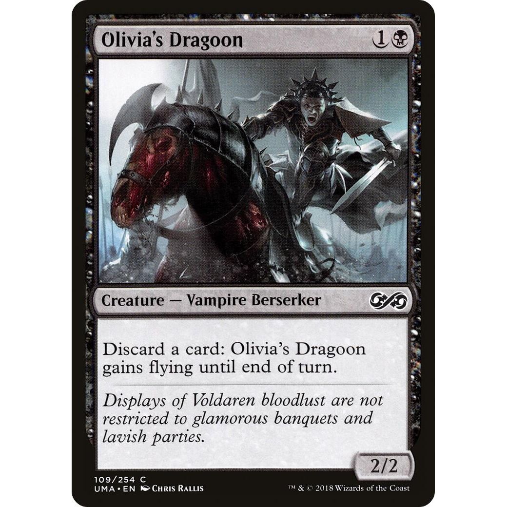Image for Olivia's Dragoon (109) (UMA) - Magic: The Gathering