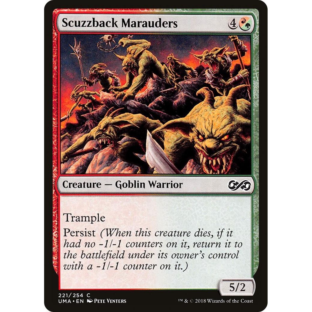 Image for Scuzzback Marauders (221) (UMA) - Magic: The Gathering