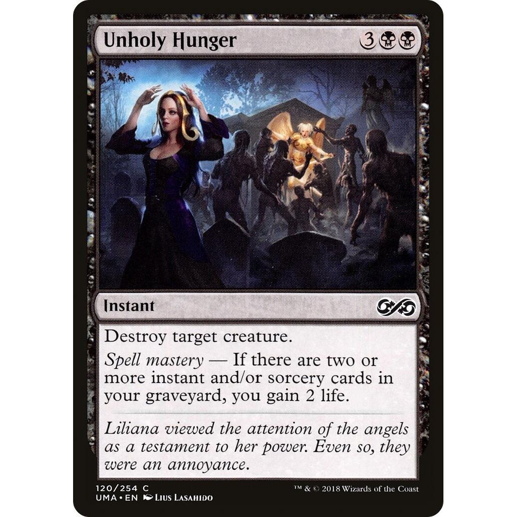 Image for Unholy Hunger (120) (UMA) - Magic: The Gathering