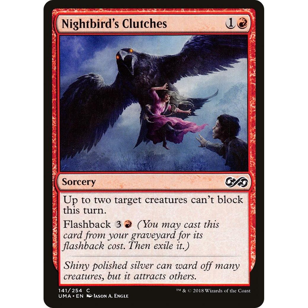 Image for Nightbird's Clutches (141) (UMA) - Magic: The Gathering