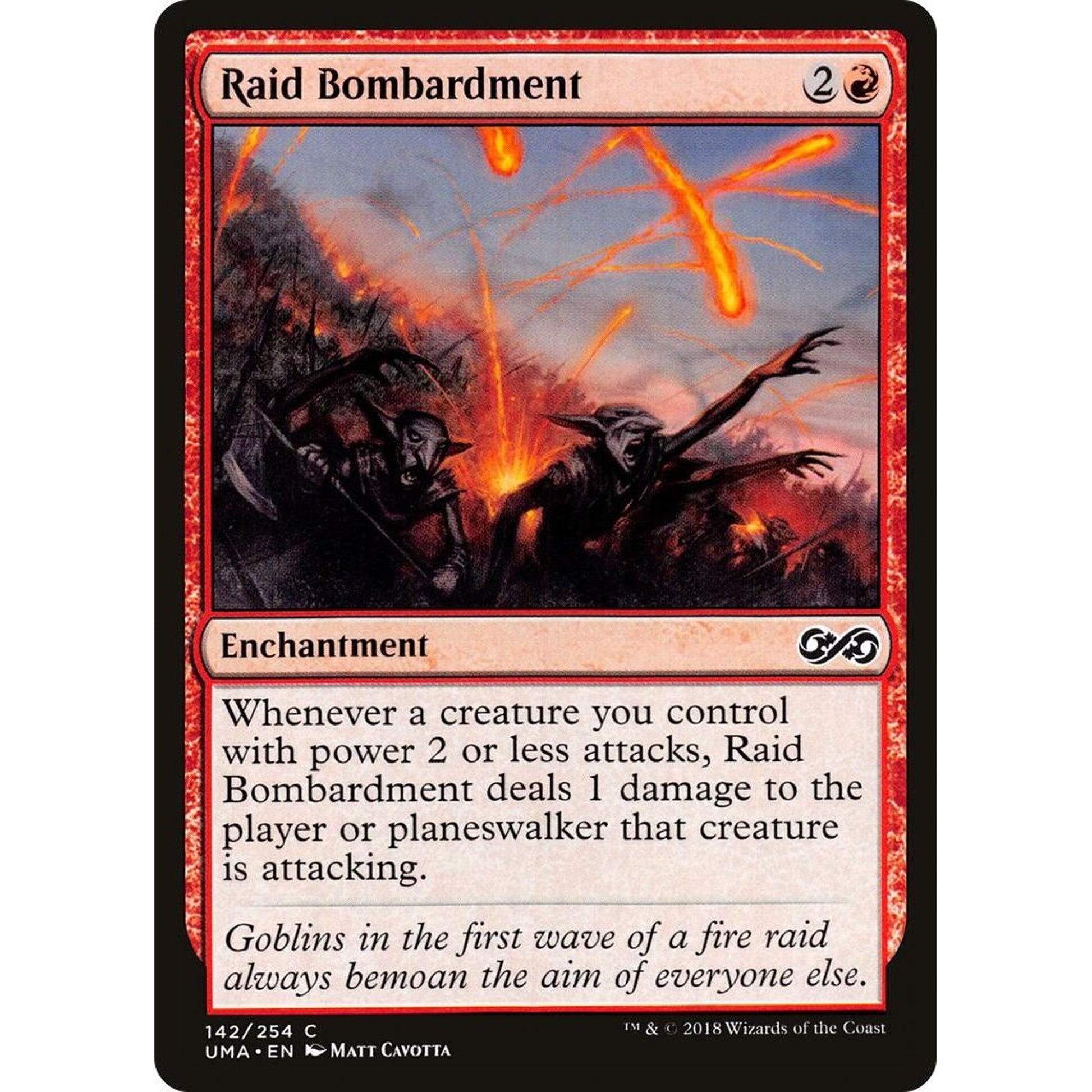 Image for Raid Bombardment (142) (UMA) - Magic: The Gathering