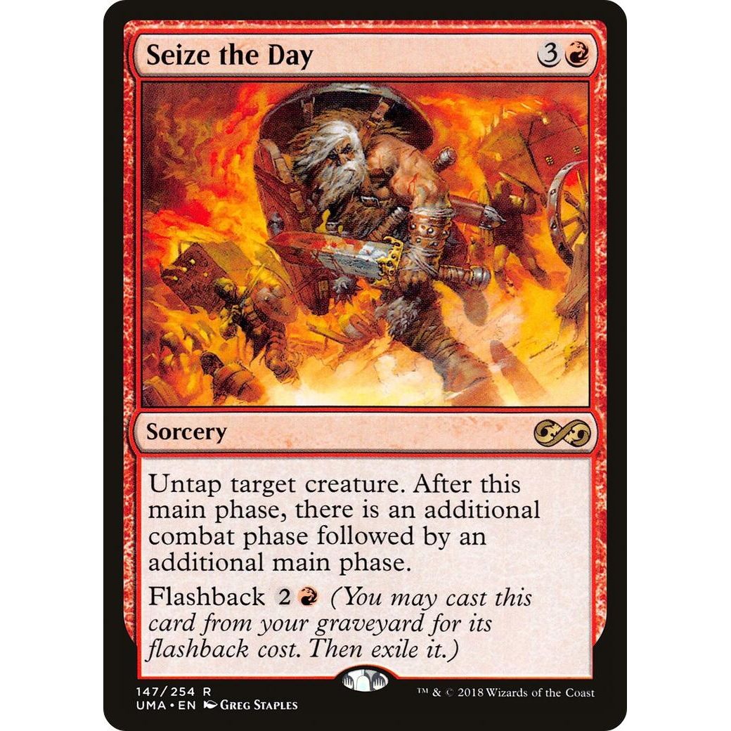 Image for Seize the Day (147) (UMA) - Magic: The Gathering