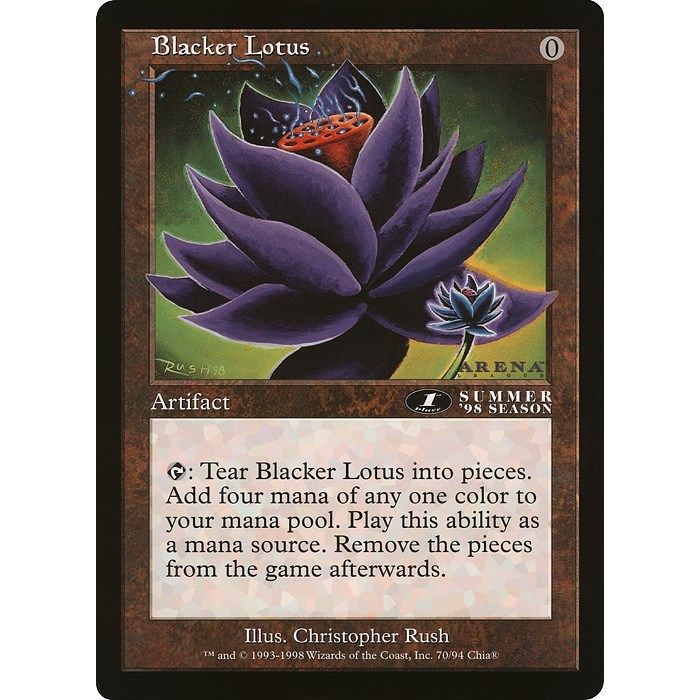 Image for Blacker Lotus (Arena League) (70) (OVER) - Magic: The Gathering