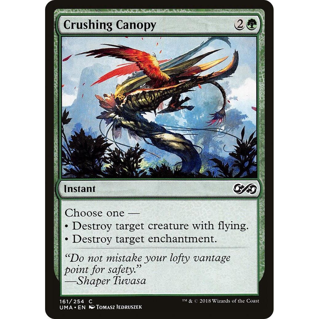Image for Crushing Canopy (161) (UMA) - Magic: The Gathering