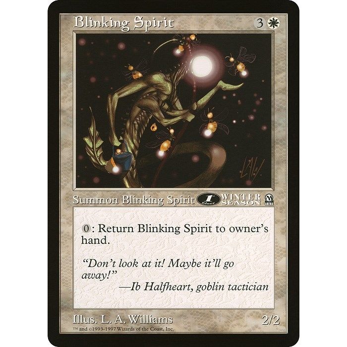 Image for Blinking Spirit (1st Place) (Arena League) (OVER) - Magic: The Gathering