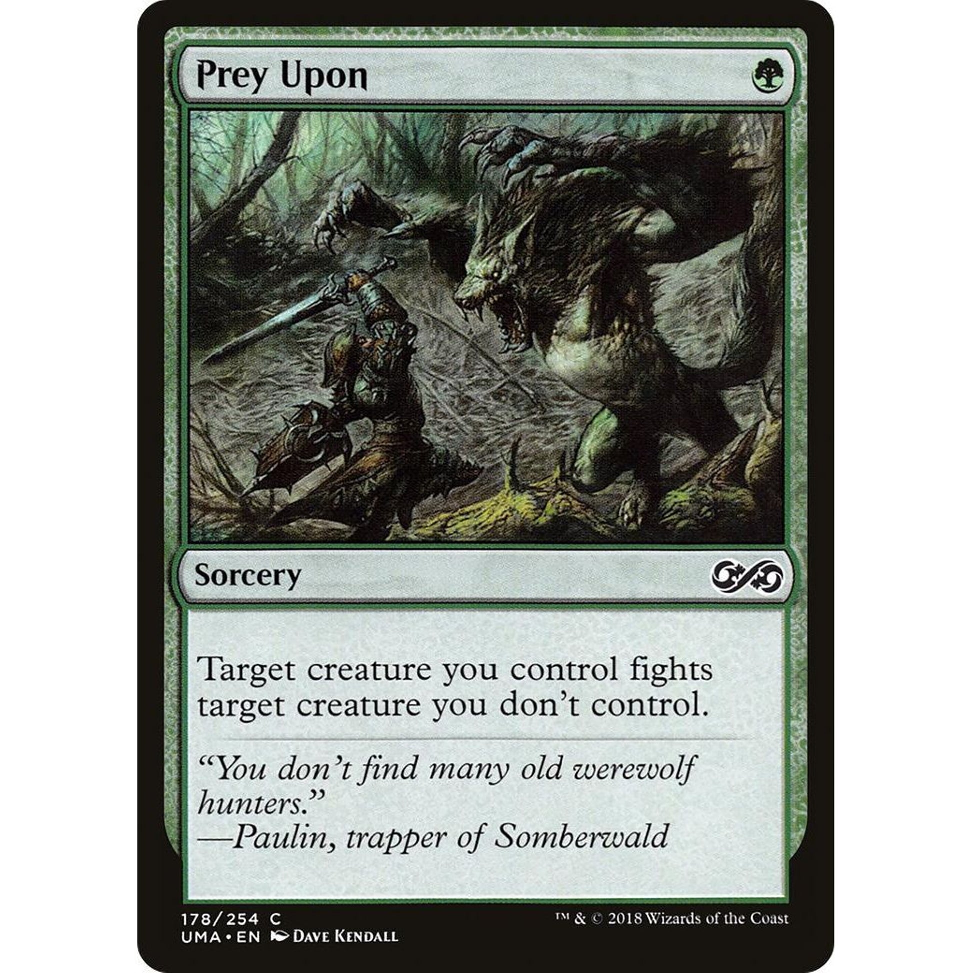 Image for Prey Upon (178) (UMA) - Magic: The Gathering
