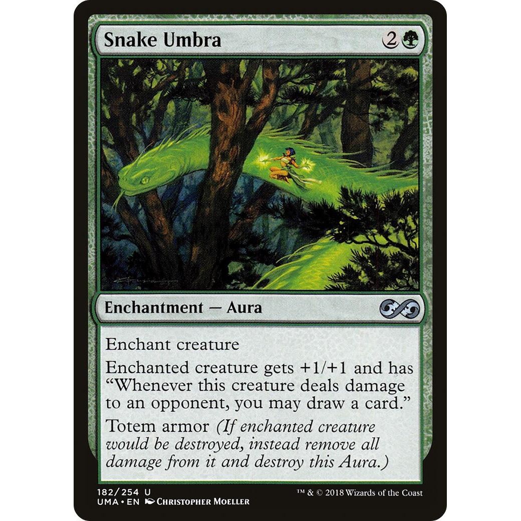 Image for Snake Umbra (182) (UMA) - Magic: The Gathering