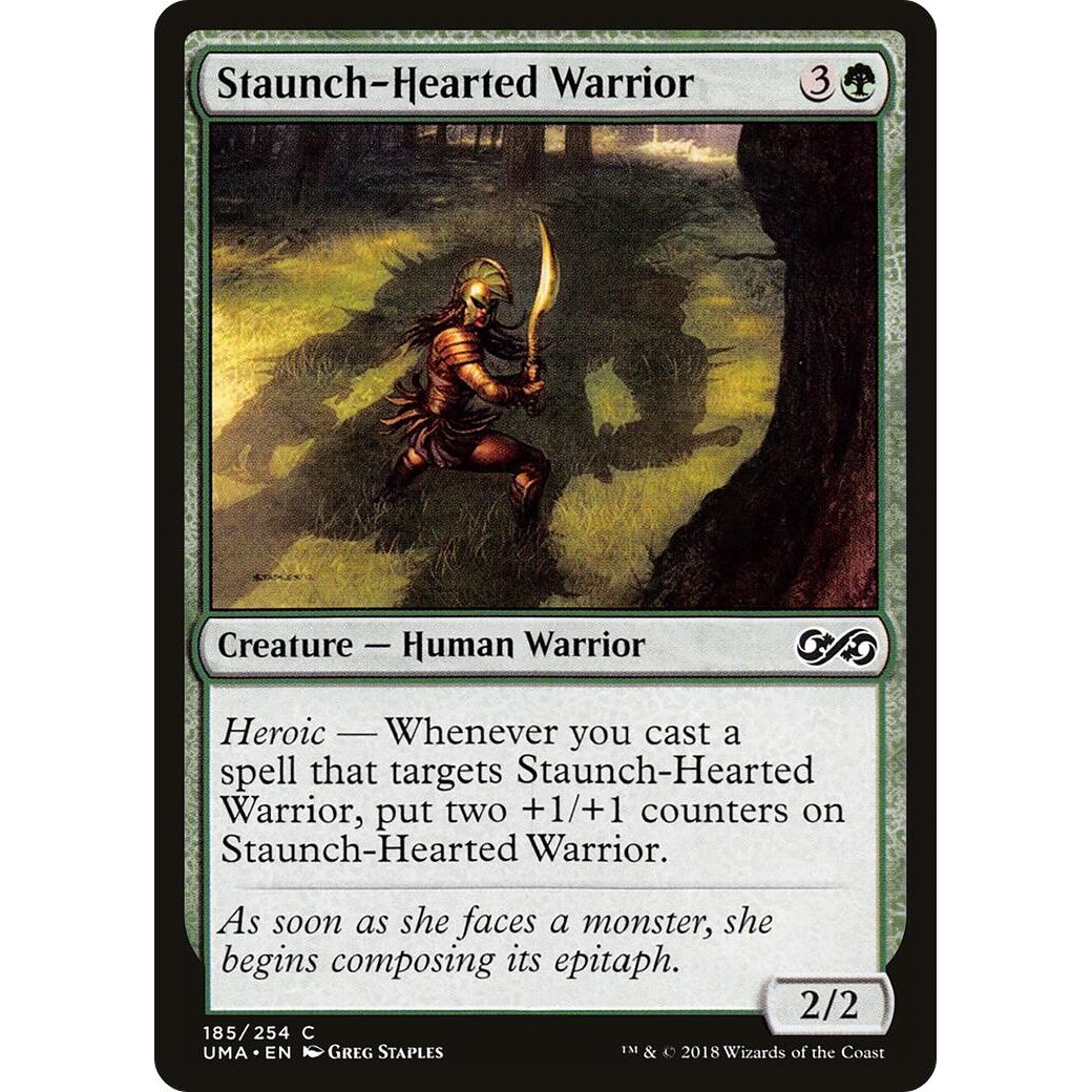 Image for Staunch-Hearted Warrior (185) (UMA) - Magic: The Gathering