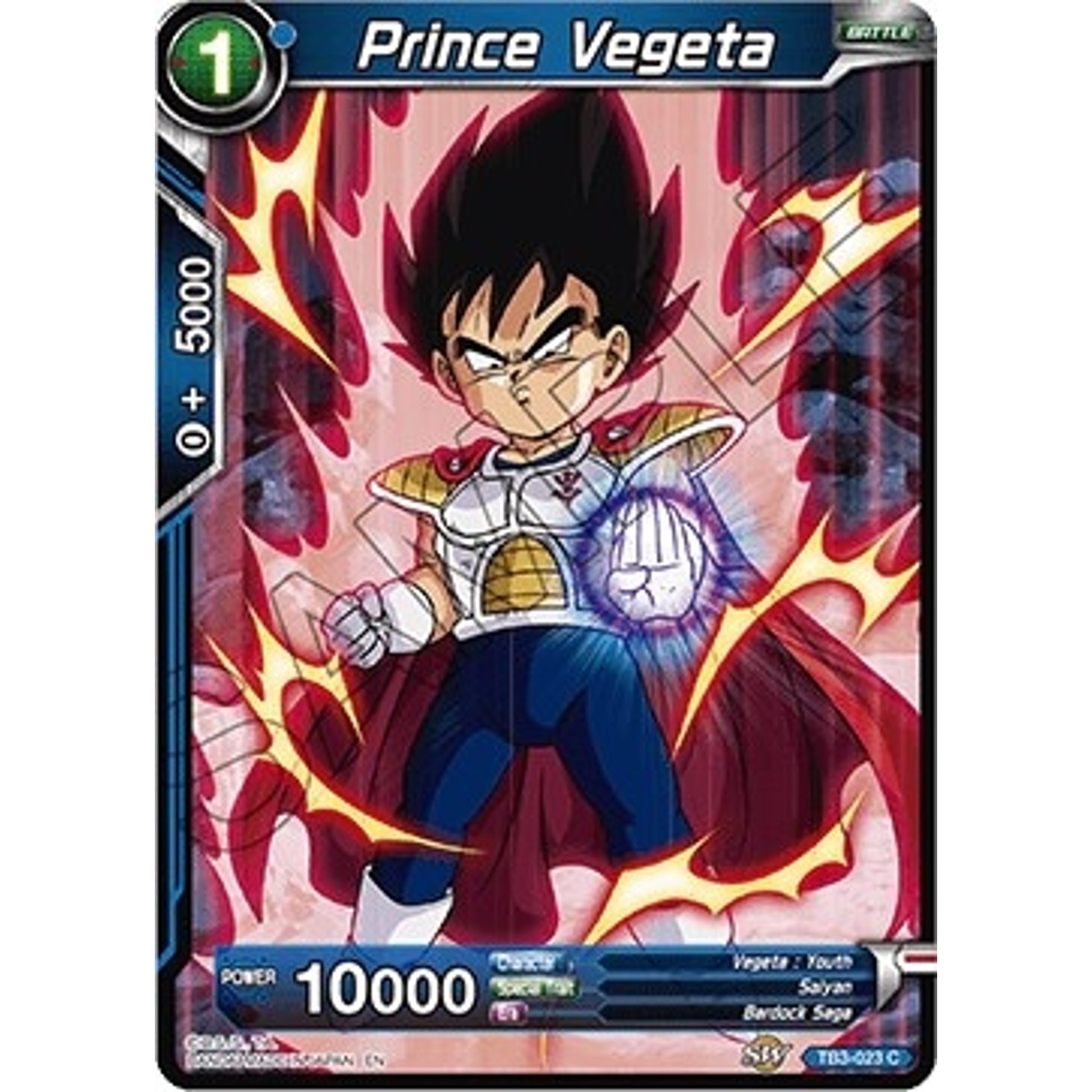 Image for Prince Vegeta (TB3-023) (DBS-TB03) - Dragon Ball Super: Masters