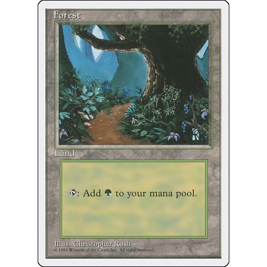 Image for Forest (B) (175) (4ED) - Magic: The Gathering