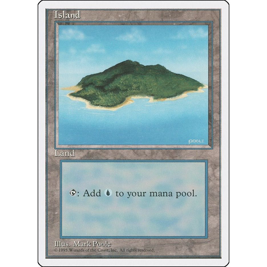 Image for Island (B) (178) (4ED) - Magic: The Gathering