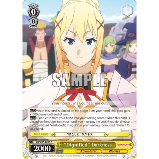 Image for "Dignified" Darkness (KS/W55-E025 C) (KS/W55) - Weiss Schwarz