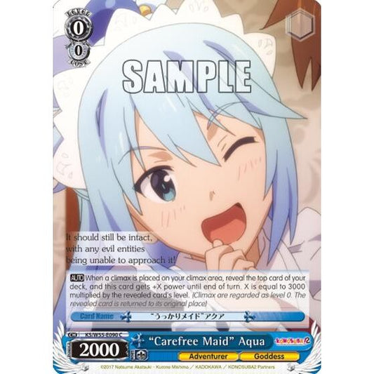 Image for "Carefree Maid" Aqua (KS/W55-E090 C) (KS/W55) - Weiss Schwarz