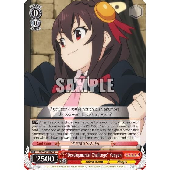 Image for "Developmental Challenge" Yunyun (KS/W55-E059 U) (KS/W55) - Weiss Schwarz
