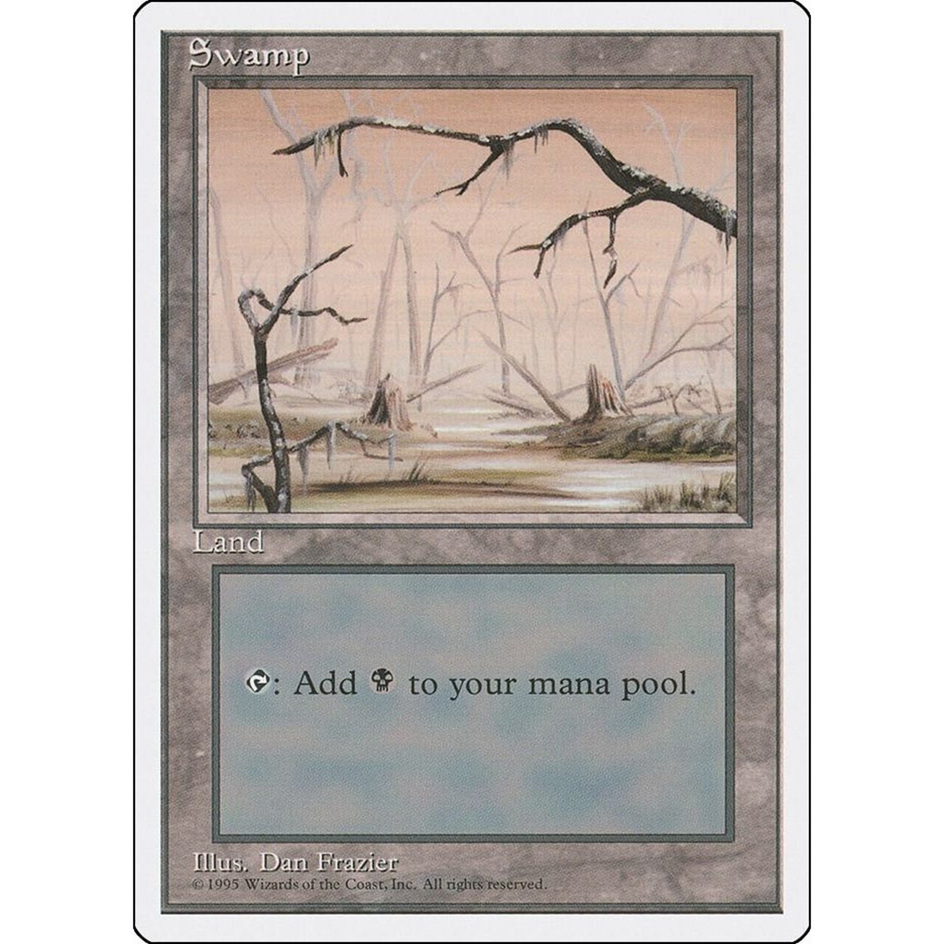 Image for Swamp (B) (190) (4ED) - Magic: The Gathering
