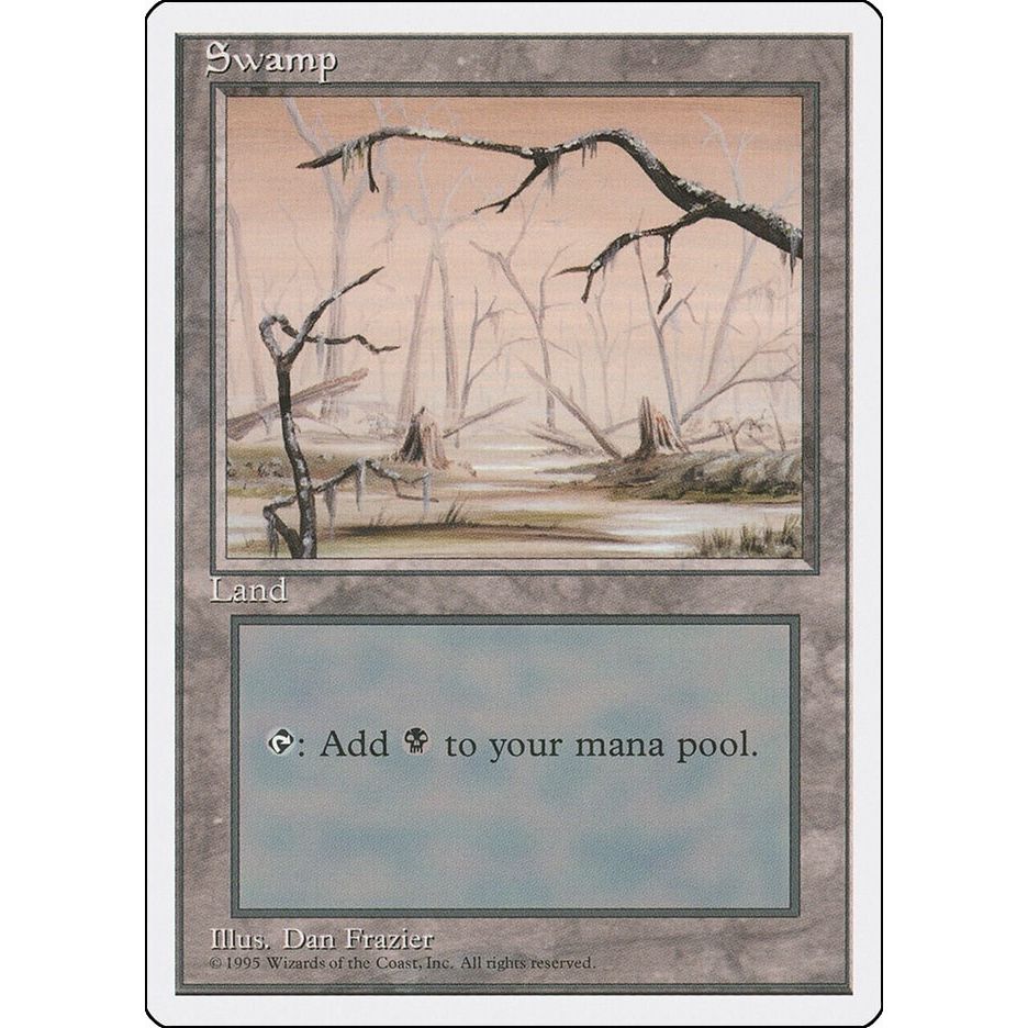 Image for Swamp (B) (190) (4ED) - Magic: The Gathering
