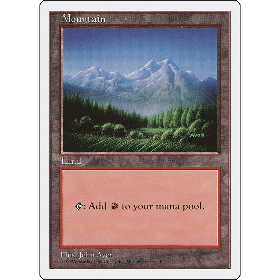 Image for Mountain (443) (443) (5ED) - Magic: The Gathering