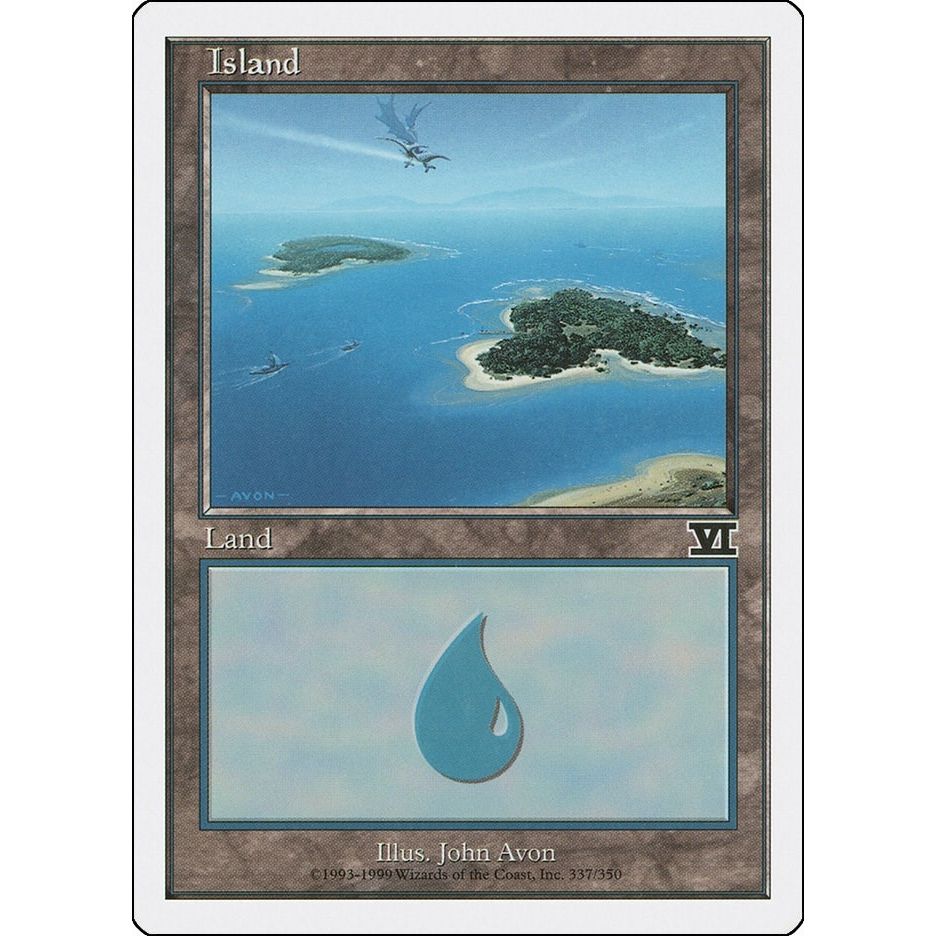 Image for Island (337) (337) (6ED) - Magic: The Gathering