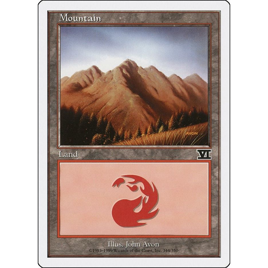 Image for Mountain (344) (344) (6ED) - Magic: The Gathering