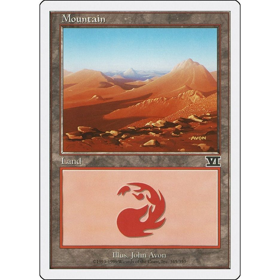 Image for Mountain (345) (345) (6ED) - Magic: The Gathering