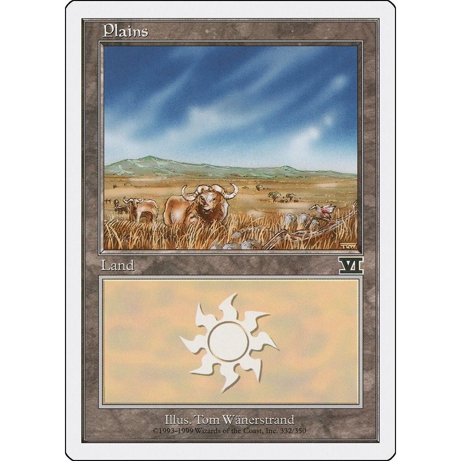 Image for Plains (332) (332) (6ED) - Magic: The Gathering