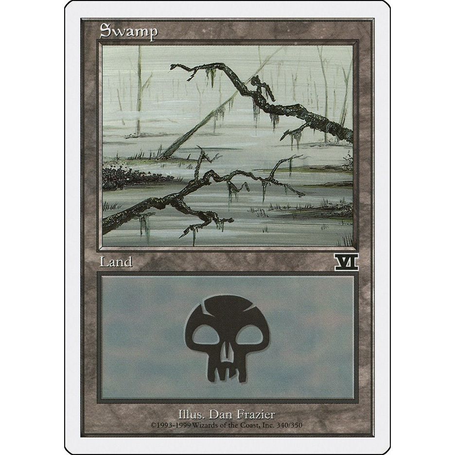 Image for Swamp (340) (340) (6ED) - Magic: The Gathering
