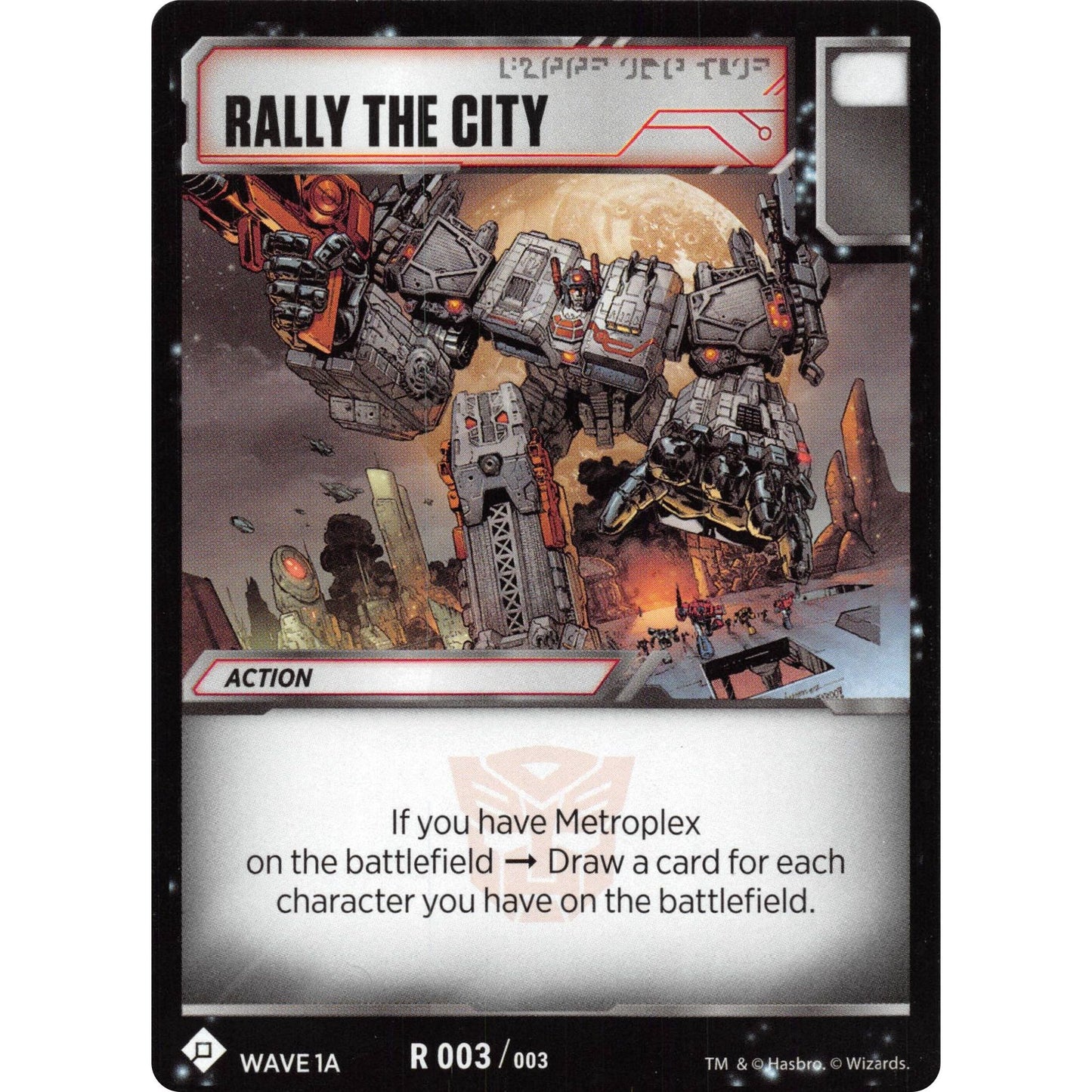 Image for Rally the City (Wave 1A - Metroplex) (3) (TRW1) - Transformers TCG