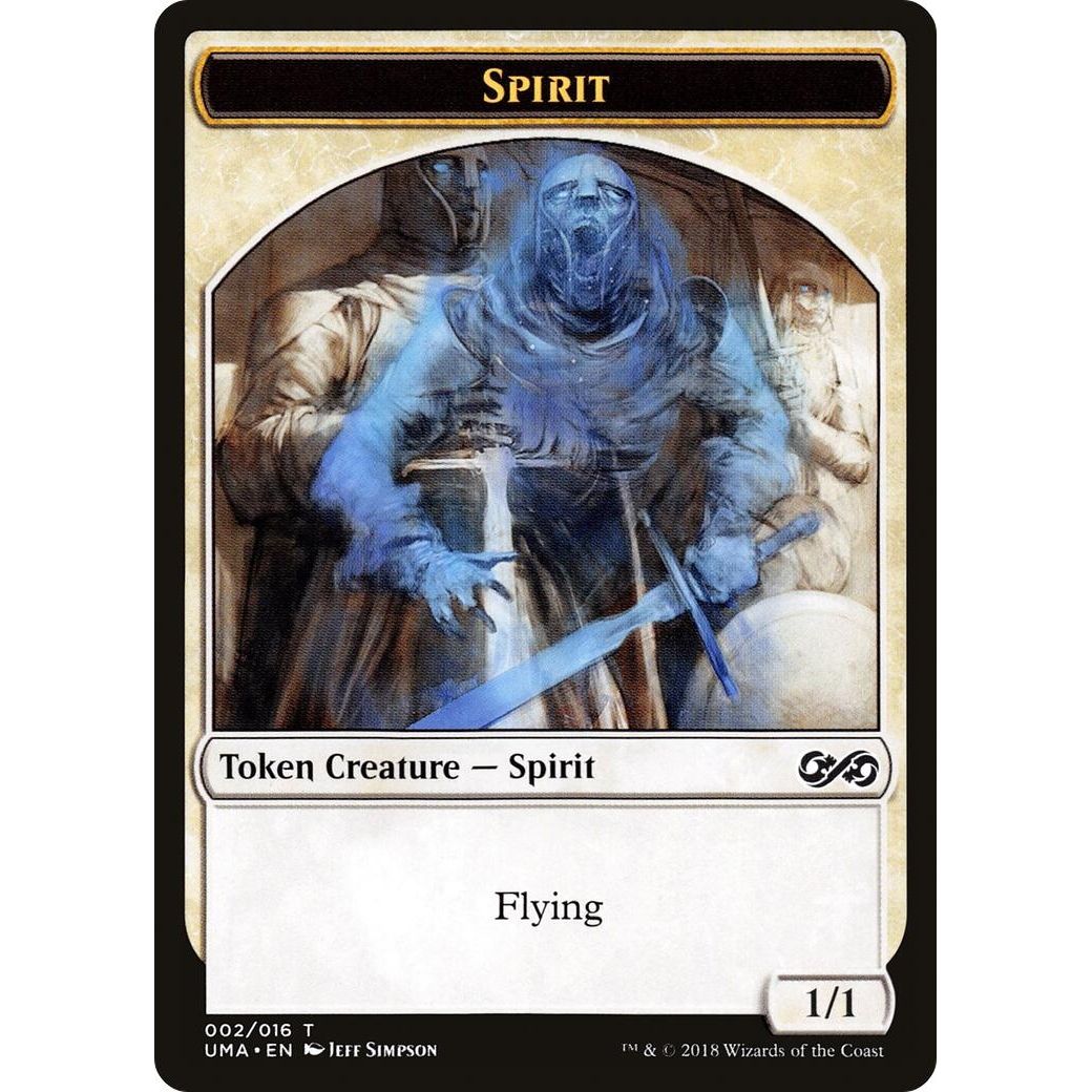 Image for Spirit Token (002) (2) (UMA) - Magic: The Gathering