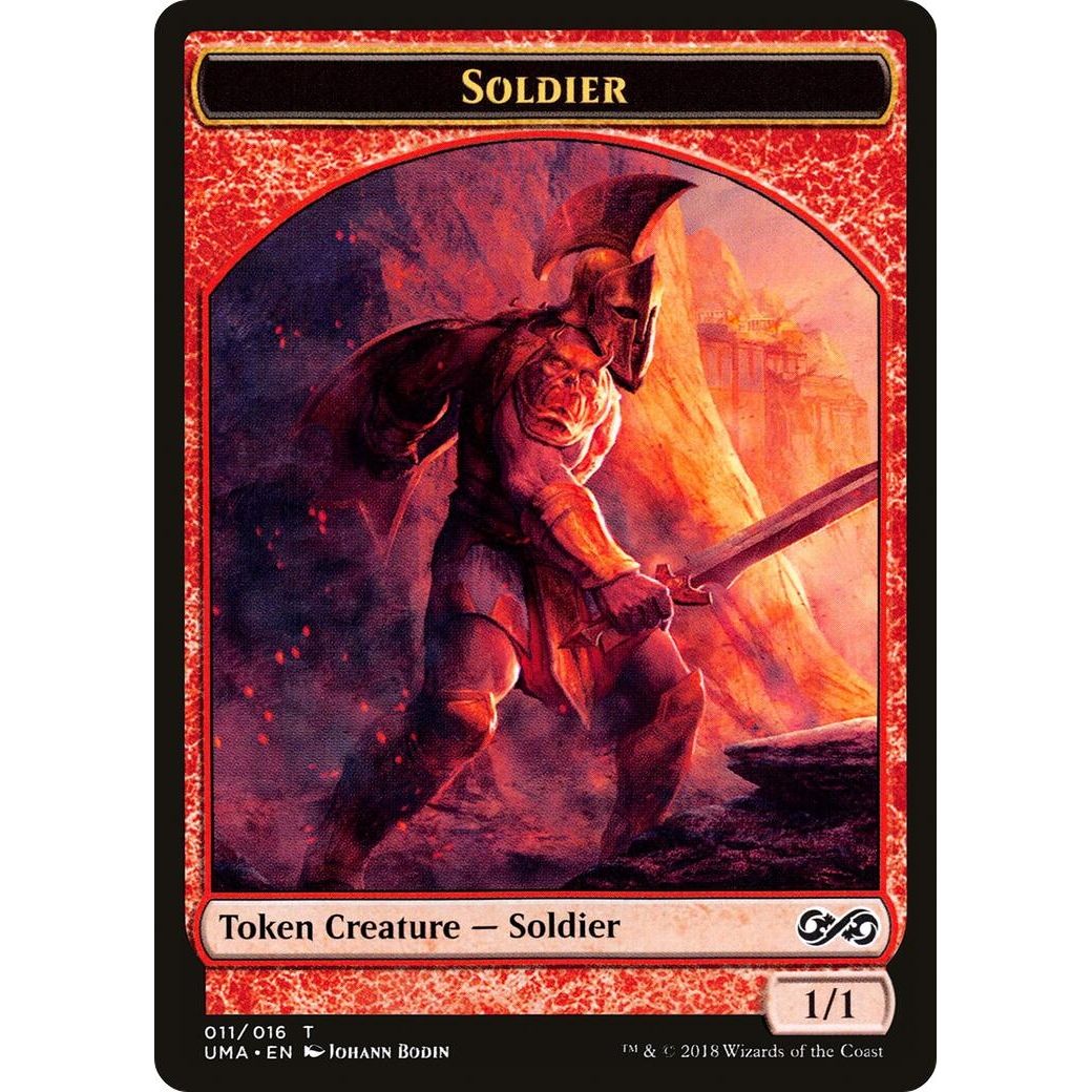 Image for Soldier Token (11) (UMA) - Magic: The Gathering