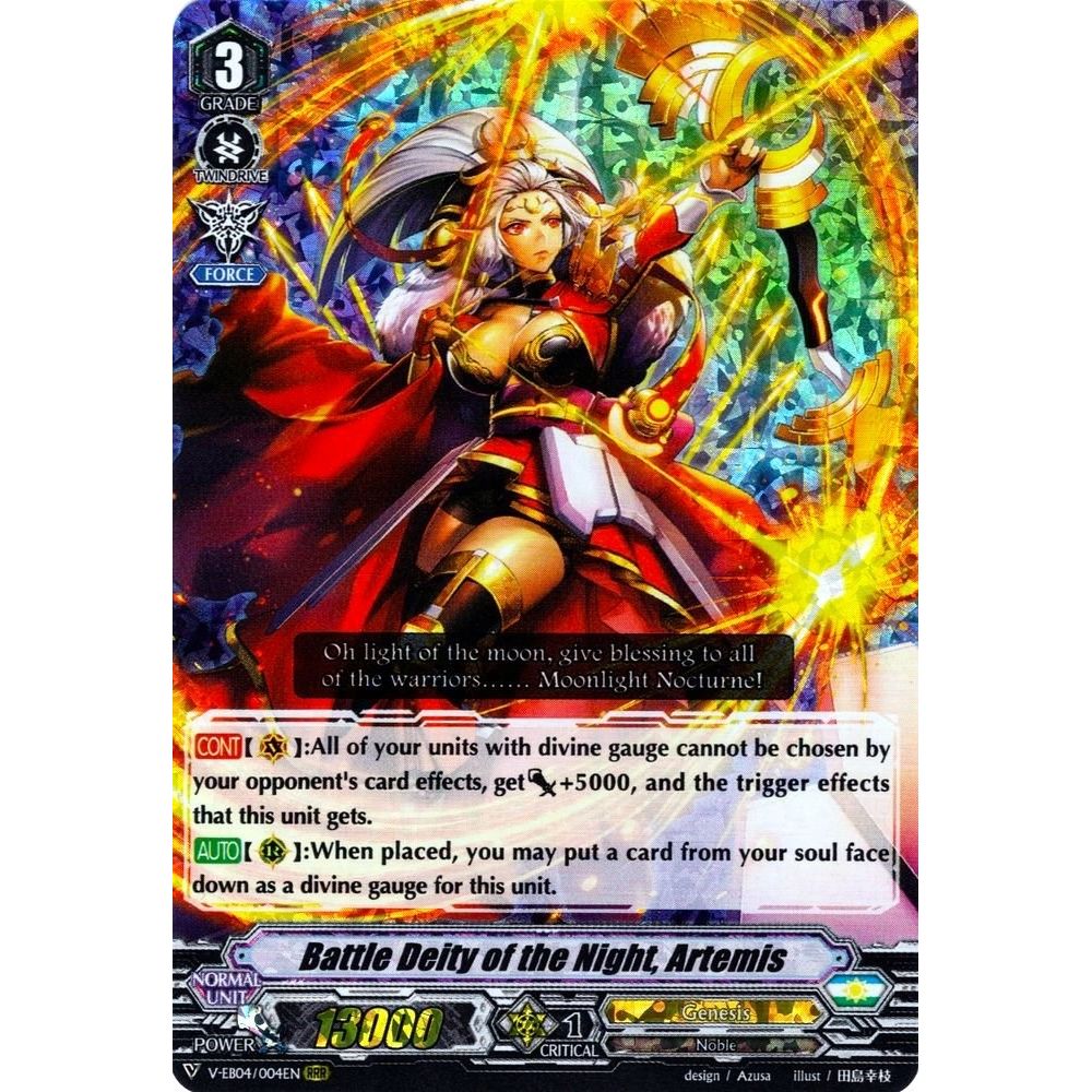 Image for Battle Deity of the Night, Artemis (V-EB04/004EN) (V-EB04) - Cardfight Vanguard