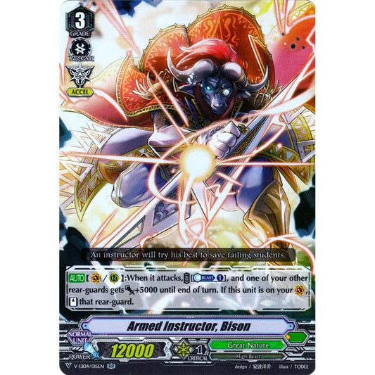 Image for Armed Instructor, Bison (V-EB04/015EN) (V-EB04) - Cardfight Vanguard