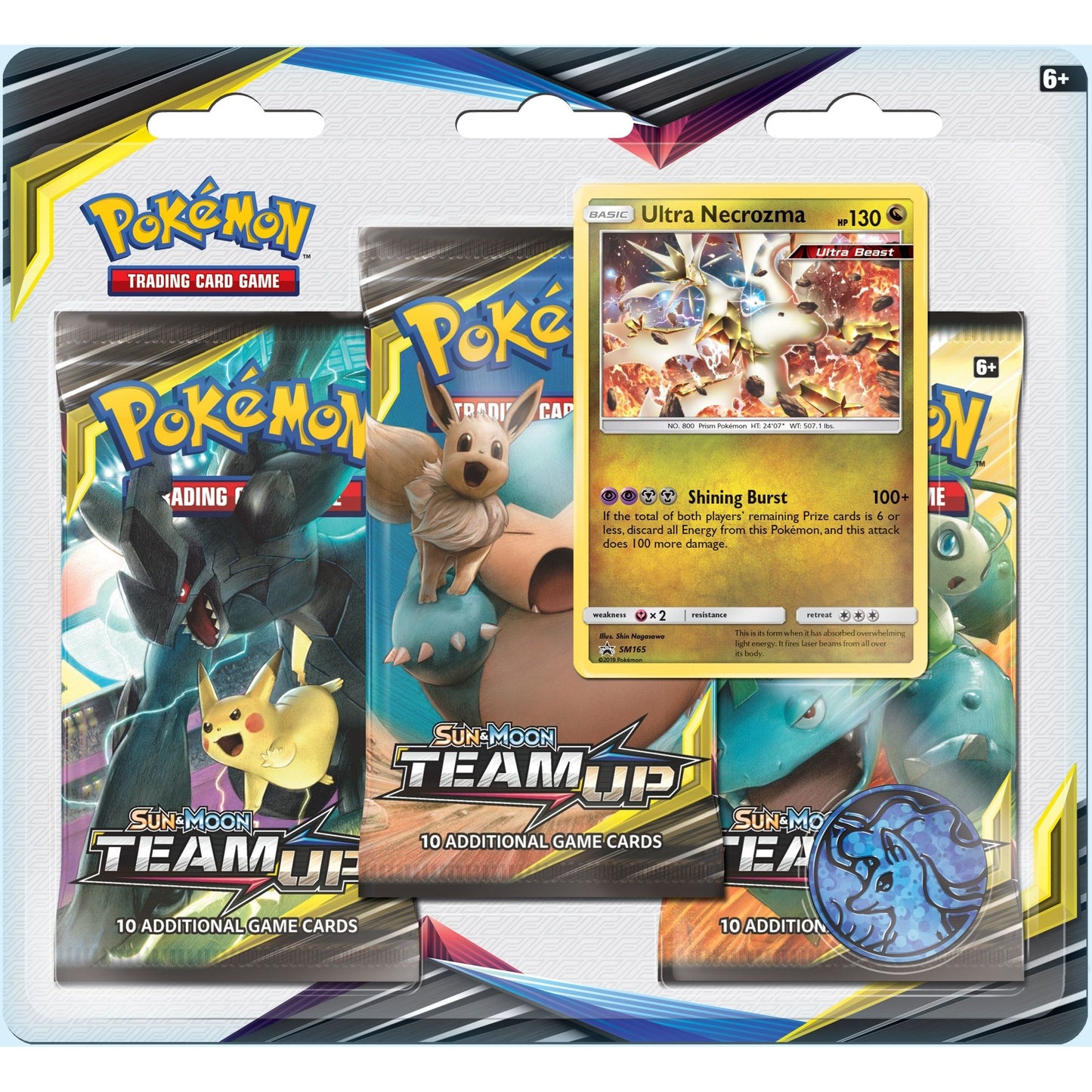 Image for Team Up 3 Pack Blister [Ultra Necrozma] - Pokemon