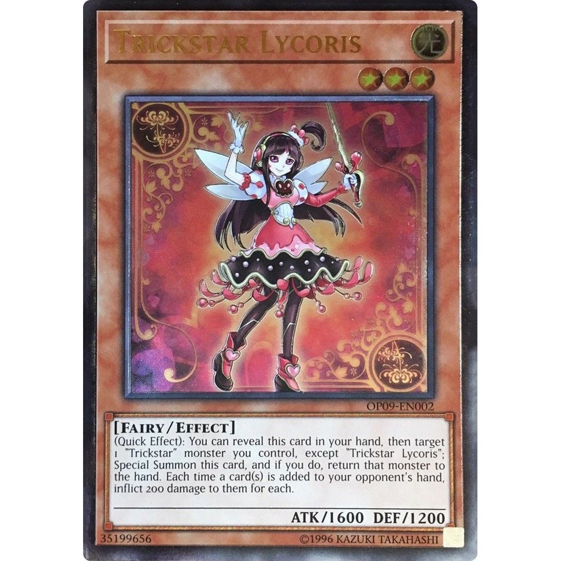Image for Trickstar Lycoris (UTR) (OP09-EN002) (OP09) - YuGiOh
