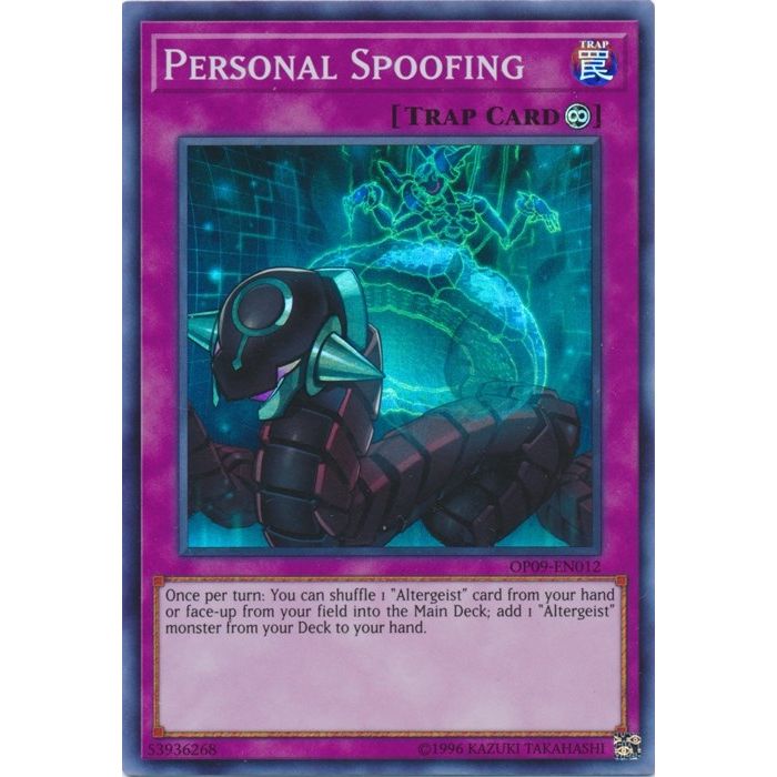 Image for Personal Spoofing (OP09-EN012) (OP09) - YuGiOh