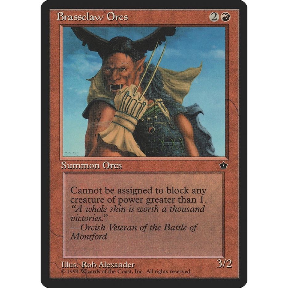 Image for Brassclaw Orcs (Alexander) (Claw) (FEM) - Magic: The Gathering