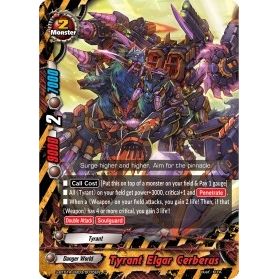 Image for Tyrant Elgar Cerberus (S-BT01A-UB03/0035EN) (S-BT01A) - Future Card BuddyFight
