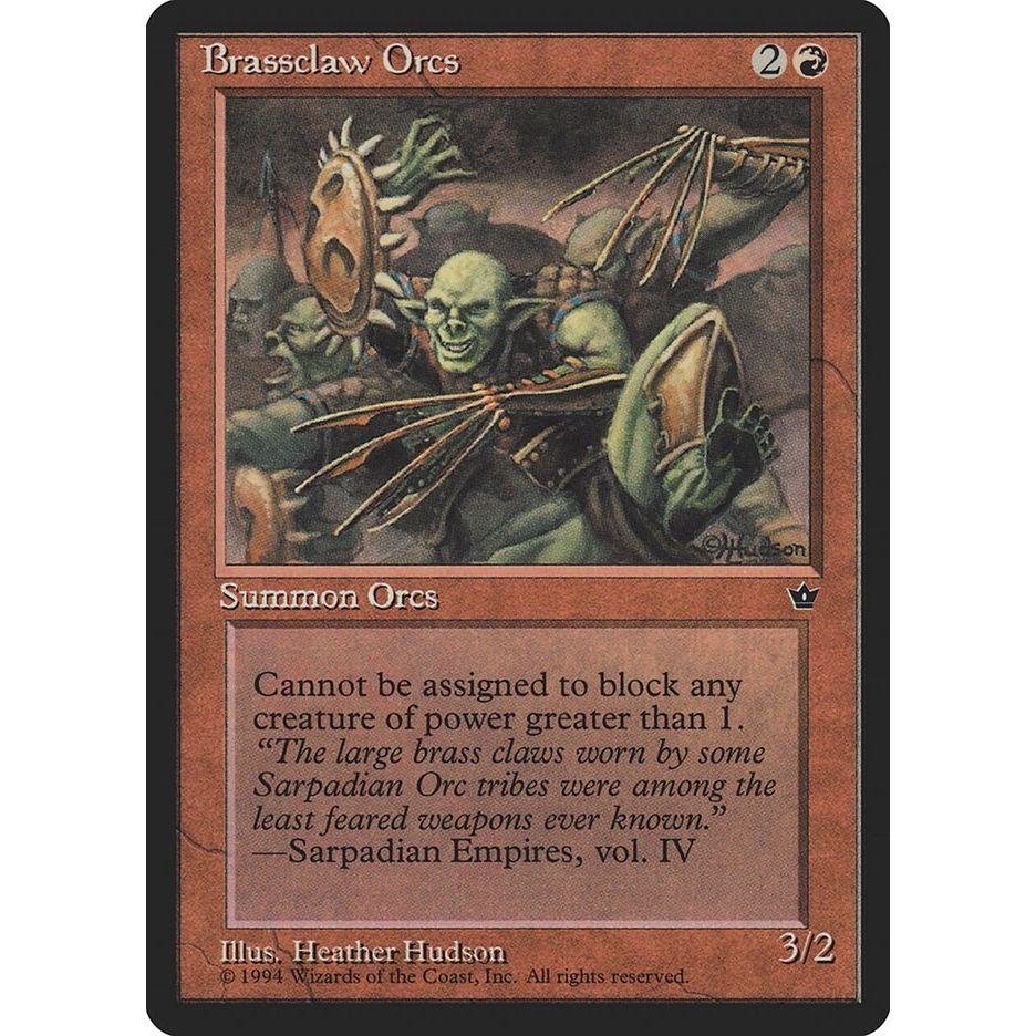 Image for Brassclaw Orcs (Hudson) (FEM) - Magic: The Gathering