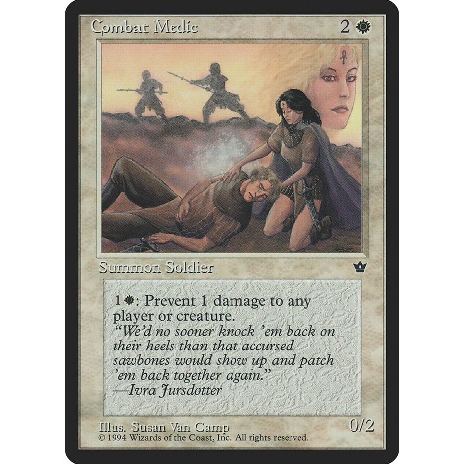 Image for Combat Medic (Van Camp) (FEM) - Magic: The Gathering