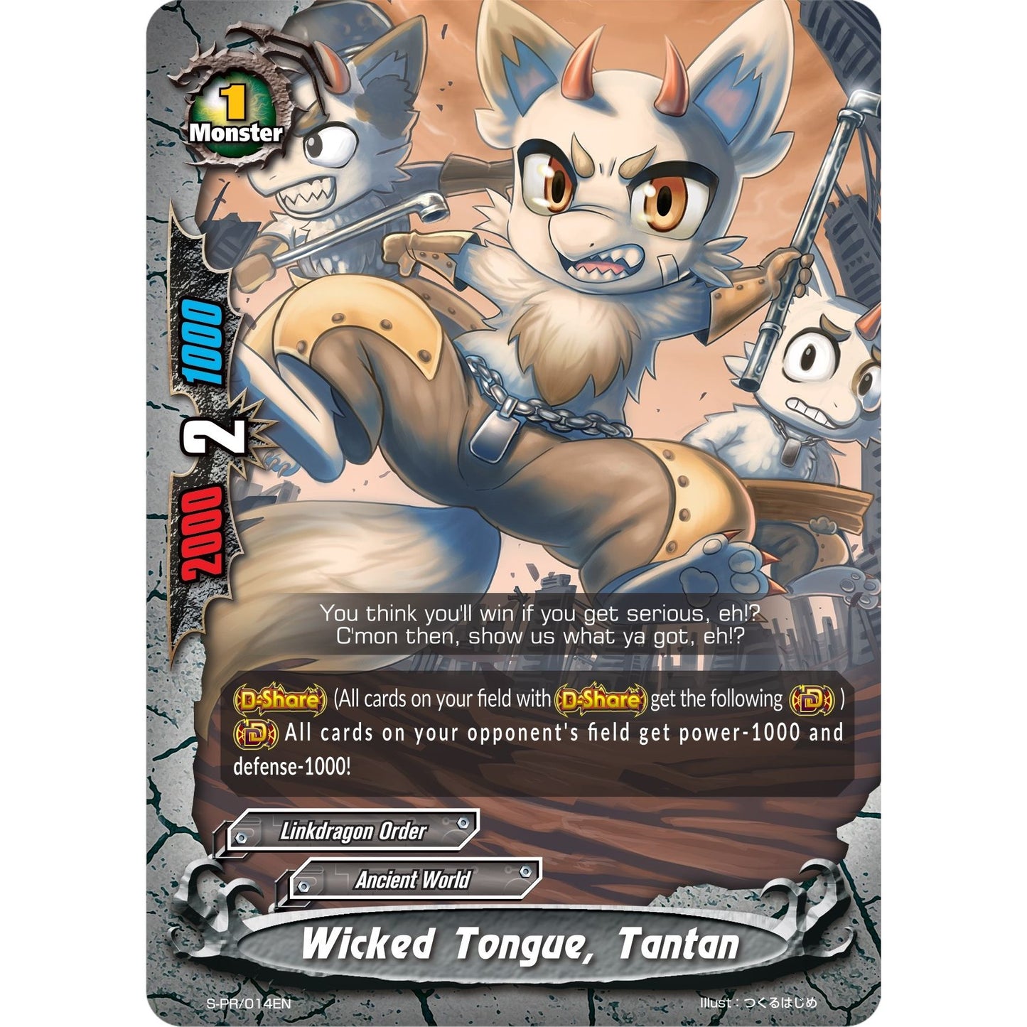 Image for Wicked Tongue, Tantan (S-PR/014EN) (S-PR) - Future Card BuddyFight