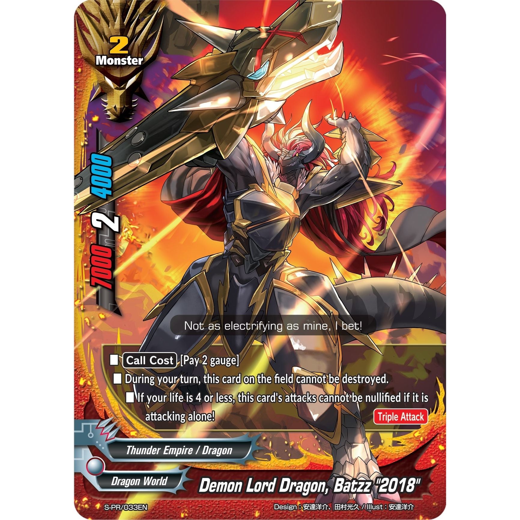 Image for Demon Lord Dragon, Batzz "2018" (S-PR/033EN) (S-PR) - Future Card BuddyFight