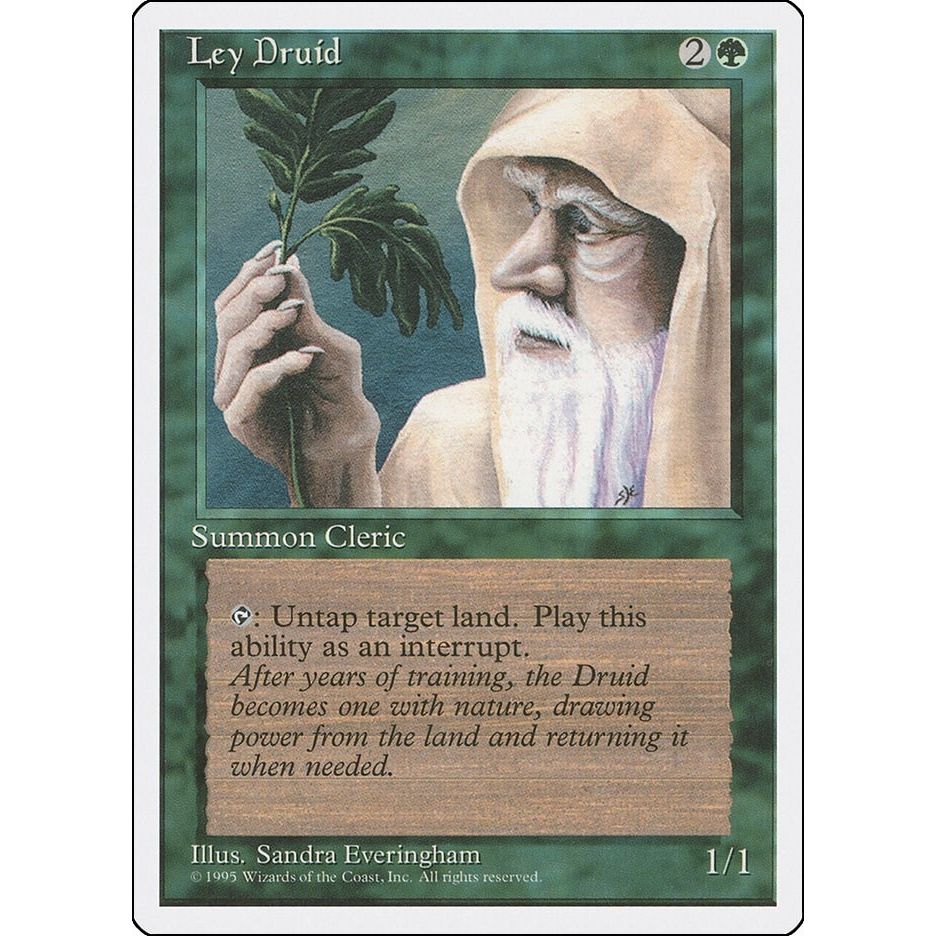 Image for Ley Druid (4ED) - Magic: The Gathering