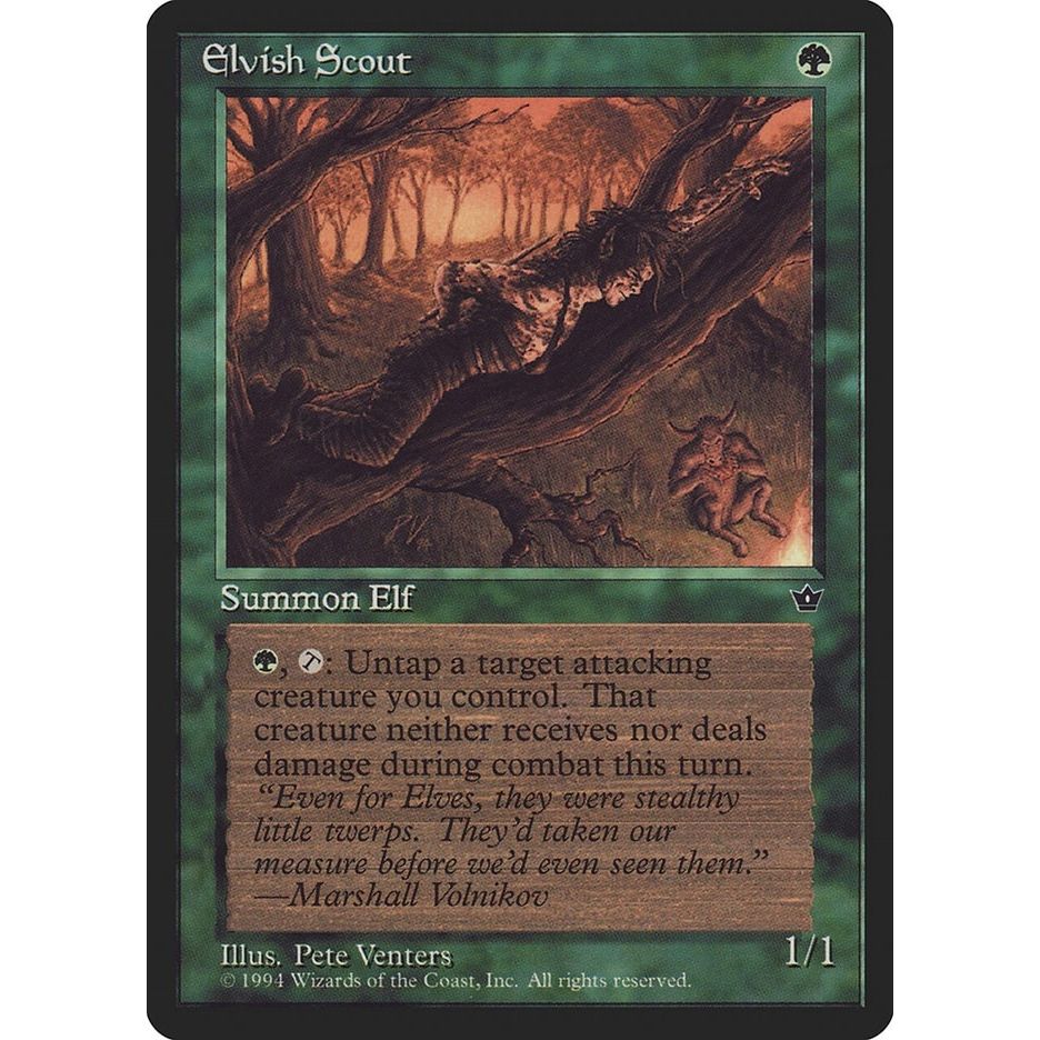 Image for Elvish Scout (Venters) (FEM) - Magic: The Gathering