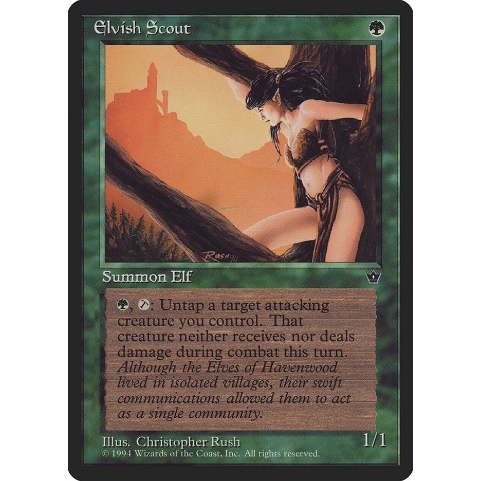 Image for Elvish Scout (Rush) (FEM) - Magic: The Gathering
