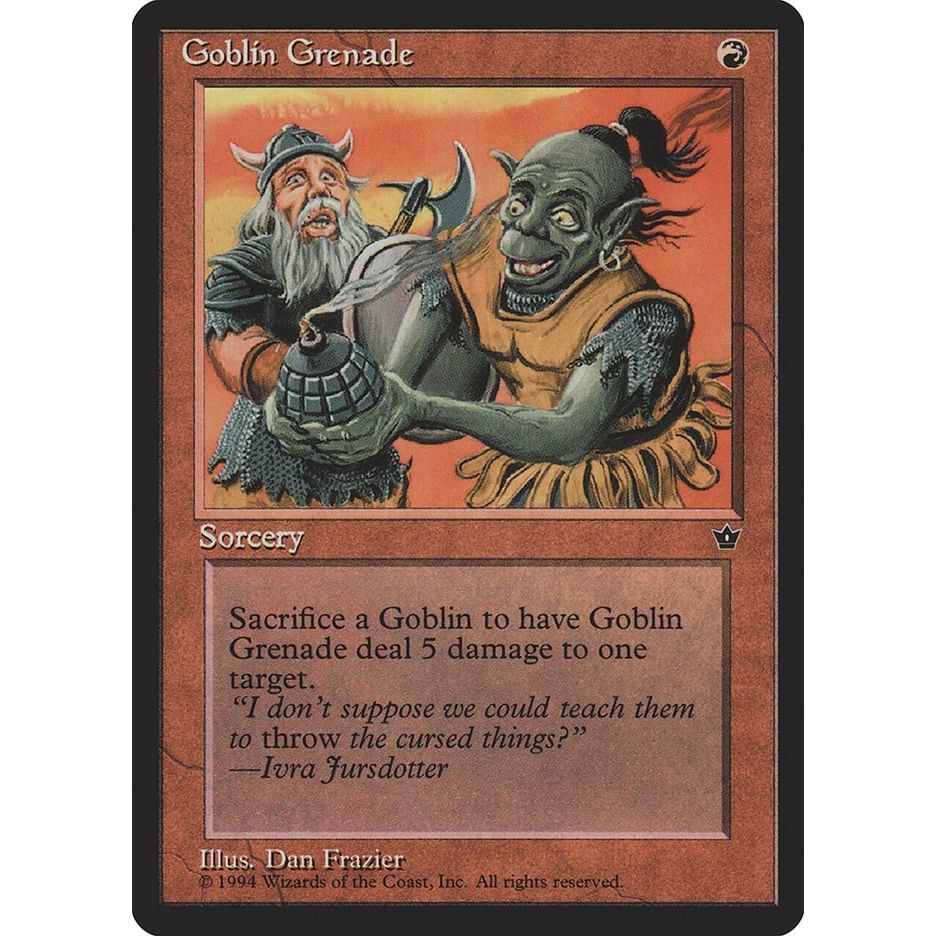 Image for Goblin Grenade (Frazier) (FEM) - Magic: The Gathering